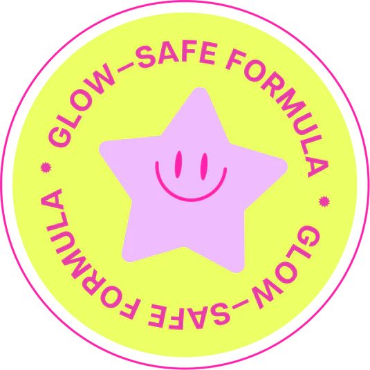 Glow Safe Formula badge